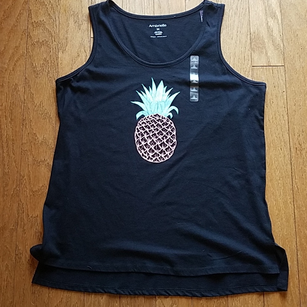 NWT Pineapple Tank Top